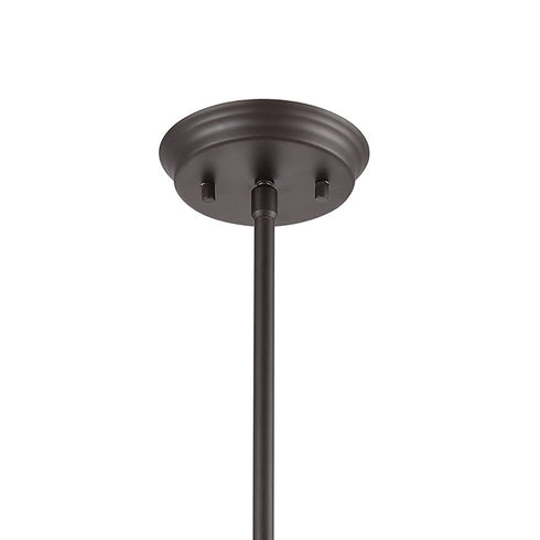 Elk Cusp 1 Light Mini Pendant In Oil Rubbed Model: 46433/1