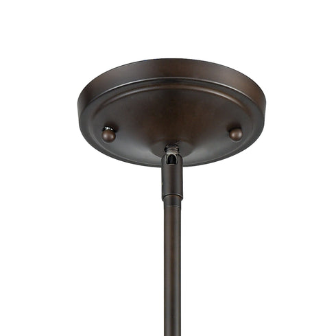 Elk Dayton 1 Light Mini Pendant In Oil Rubbed Model: 81384/1