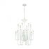 Elk Decatur 12 Light Chandelier In Matte White Model: 81297/12