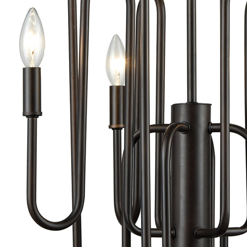 Elk Decatur 8 Light Chandelier In Oil Rubbed Model: 81286/8