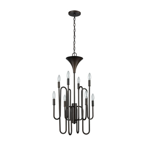 Elk Decatur 8 Light Chandelier In Oil Rubbed Model: 81286/8