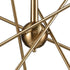 Elk Delphine 10 Light Chandelier In Satin Brass Model: 46241/10