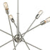Elk Delphine 10 Light Chandelier In Satin Nickel Model: 46261/10