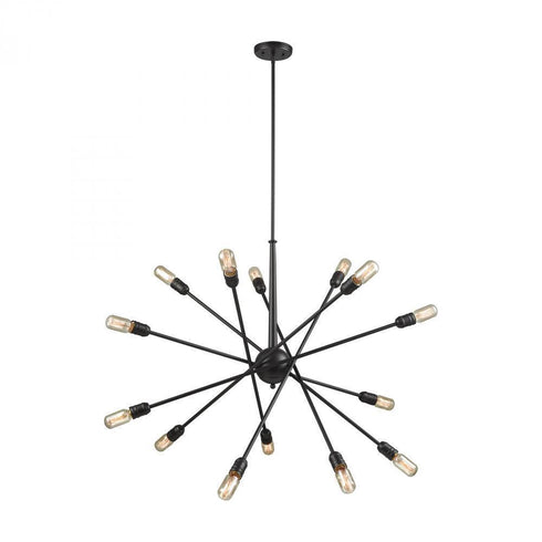 Elk Delphine 14 Light Chandelier In Oil Rubbed Model: 46229/14