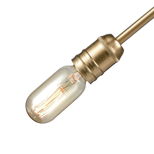 Elk Delphine 6 Light Chandelier In Satin Brass Model: 46240/6