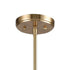 Elk Delphine 6 Light Chandelier In Satin Brass Model: 46240/6