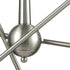 Elk Delphine 6 Light Chandelier In Satin Nickel Model: 46260/6