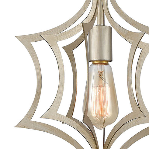 Elk Delray 1 Light Mini Pendant In Aged Silver Model: 12061/1
