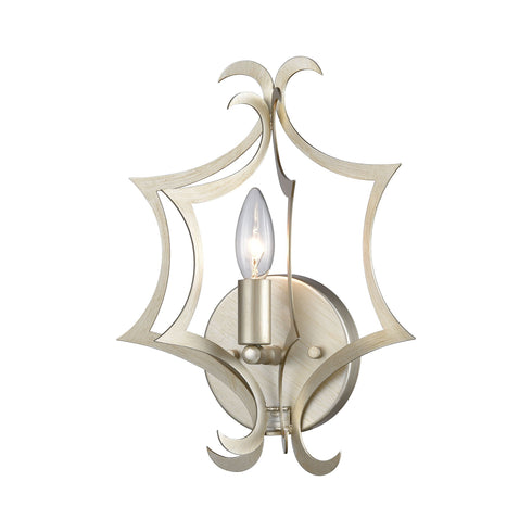 Elk Delray 1 Light Sconce In Aged Silver Model: 12060/1