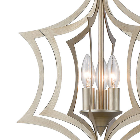 Elk Delray 3 Light Pendant In Aged Silver Model: 12062/3