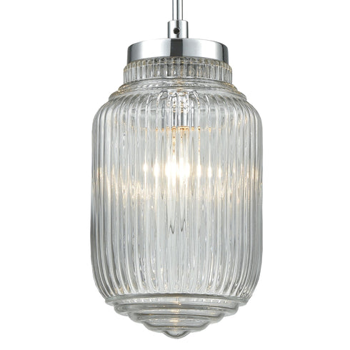 Elk Dubois 1 Light Mini Pendant In Polished Model: 56662/1