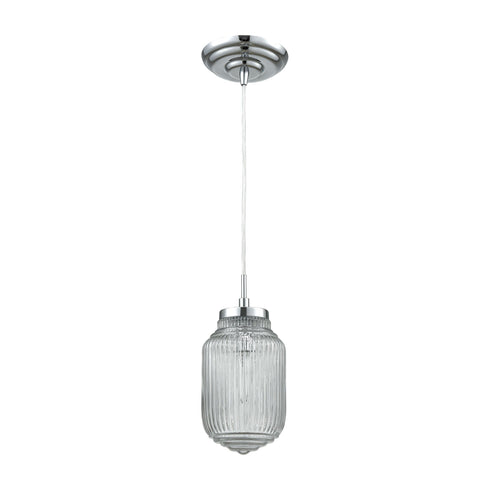 Elk Dubois 1 Light Mini Pendant In Polished Model: 56662/1