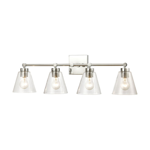Elk East Point 4 Light Vanity Light In Polished Model: 18345/4