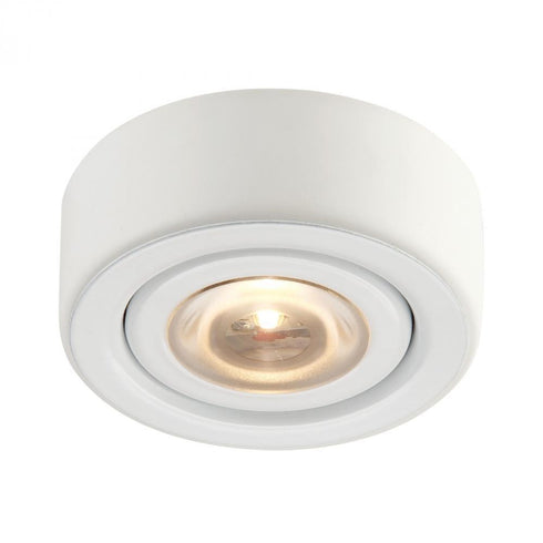 Elk Eco 1 Light Puck Light In White With Clear Model: MLE-101-30