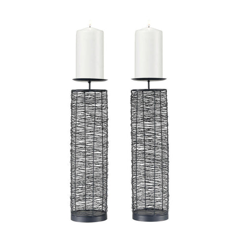 Elk Electromagnetic Candle Holder In Grey Model: 3200-225/S2