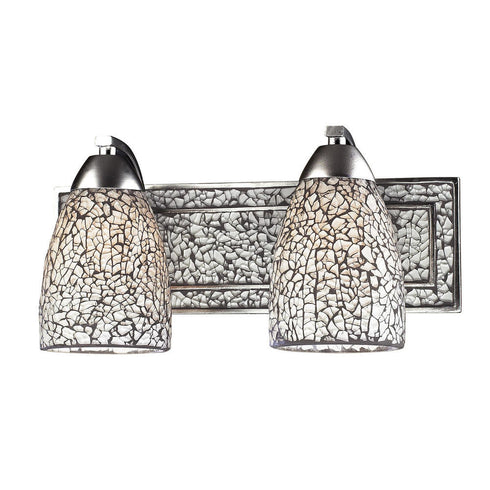 Elk Elegant Bath Vanity Light Model: 1301-2SLV-WHC