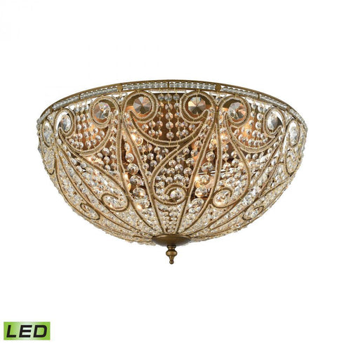 Elk Elizabethan 10 Light Flush Mount In Dark Model: 15964/10-LED