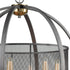 Elk Ellicott 6 Light Chandlier In Weathered Zinc Model: 12171/6