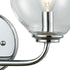 Elk Emory 2 Light Vanity Lamp In Polished Chrome Model: 81361/2