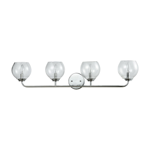 Elk Emory 4 Light Vanity Lamp In Polished Chrome Model: 81363/4