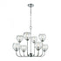 Elk Emory 8 Light Chandelier In Polished Chrome Model: 81365/4+4