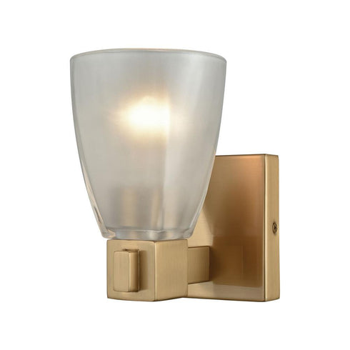 Elk Ensley 1 Light Vanity Lamp In Satin Brass Model: 11990/1