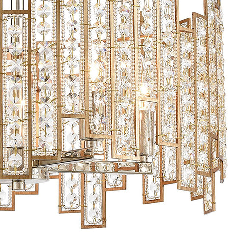Elk Equilibrium 5 Light Chandlier In Matte Gold Model: 12134/5