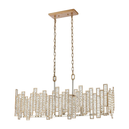 Elk Equilibrium 5 Light Linear Chandelier In Model: 12136/5