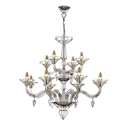 Elk Exo Chandelier Model: 23003/8+4