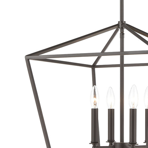 Elk Fairfax 3 Light Mini Pendant In Oil Rubbed Model: 57214/3