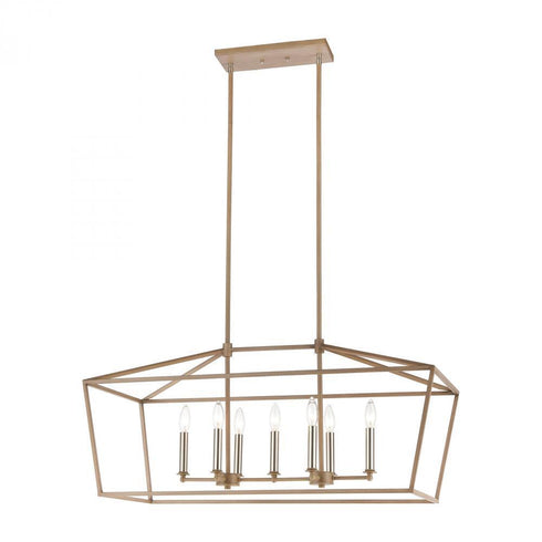Elk Fairfax 7 Light Linear Chandelier In Light Model: 57227/7