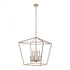 Elk Fairfax 8 Light Chandlier In Light Wood Model: 57226/8