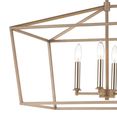 Elk Fairfax 8 Light Chandlier In Light Wood Model: 57226/8