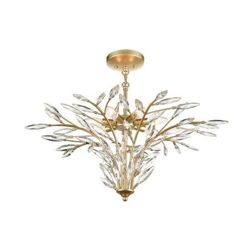 Elk Flora Grace 7 Light Chandelier In Champagne Model: 18295/7