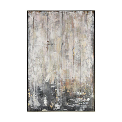 Elk Flowing Abstract Wall Decor In Brown And Grey Model: 1219-059