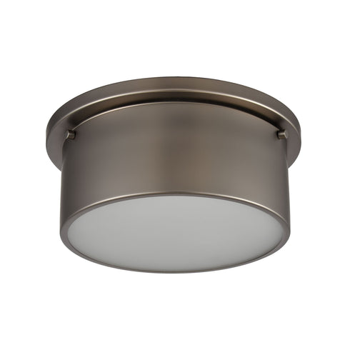 Elk Flushmounts 2 Light Flush Mount In Black Nickel With Model: 12110/2