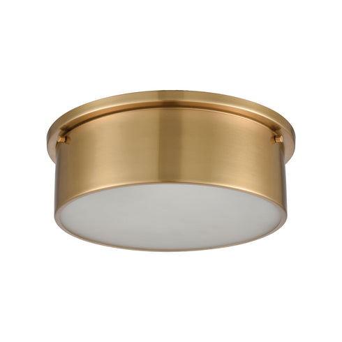Elk Flushmounts 3 Light Flush Mount In Satin Brass With Model: 12121/3