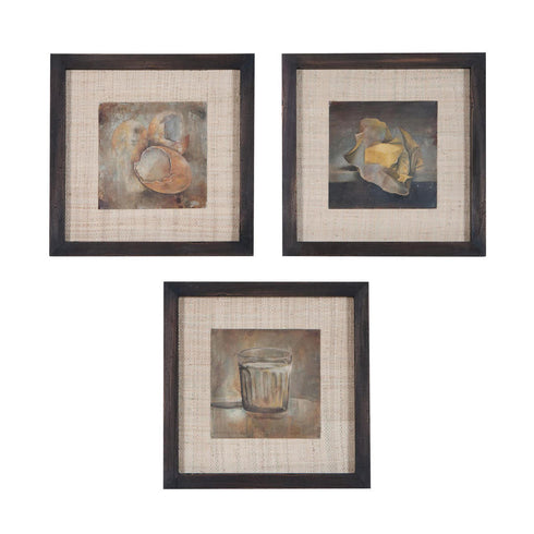 Elk Framed Reclaimed Tin Signs (set Of 3) Model: 164042S