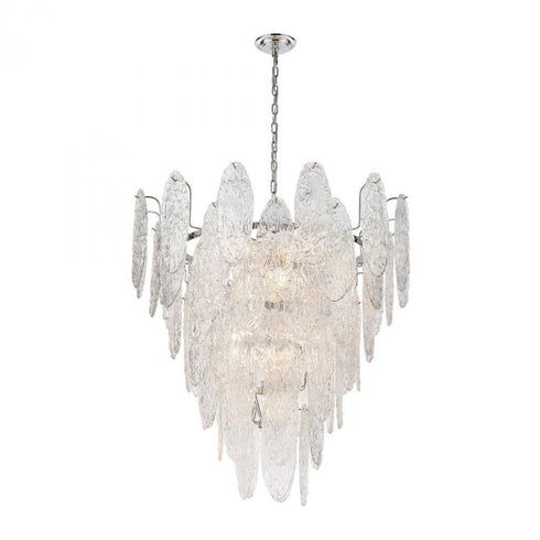 Elk Frozen Cascade 13 Light Chandelier In Model: 32446/13