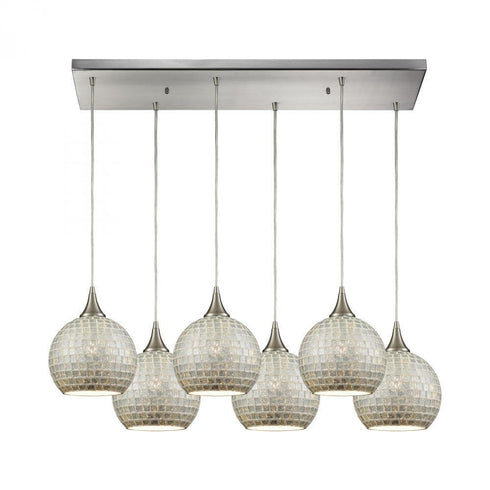 Elk Fusion Mini Pendant Model: 529-6RC-SLV