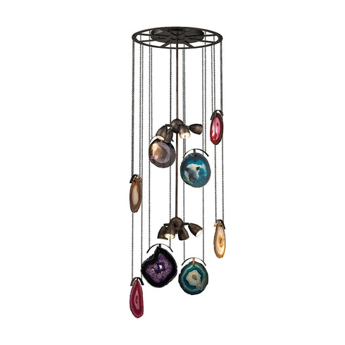 Elk Gallery 8 Light Chandelier In Oil Rubbed Model: 1141-007