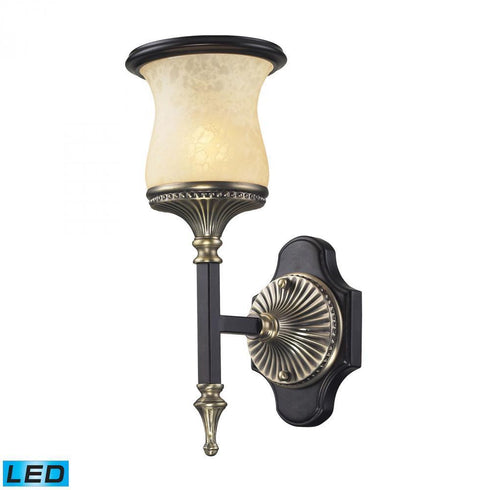 Elk Georgian Court 1 Light Wall Lamp In Bronze Model: 2420/1-LED