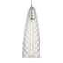 Elk Glitzy 1 Light Mini Pendant In Polished Model: 21167/1