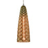 Elk Glitzy 1 Light Mini Pendant In Polished Model: 21168/1