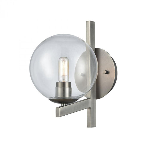Elk Globes Of Light 1 Light Wall Lamp In Brushed Model: 12180/1