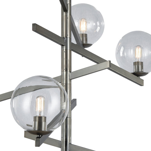 Elk Globes Of Light 8 Light Chandelier In Brushed Model: 12184/8
