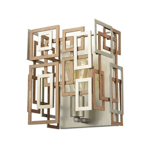 Elk Gridlock 1 Light Sconce In Matte Gold And Model: 12300/1