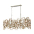 Elk Gridlock 6 Light Island Light In Matte Gold Model: 12306/6