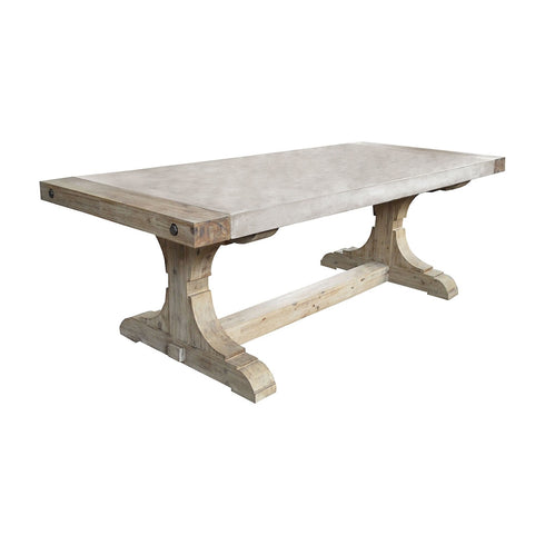 Elk Gusto Pirate Dining Table In Concrete And Wood With Model: 157-021