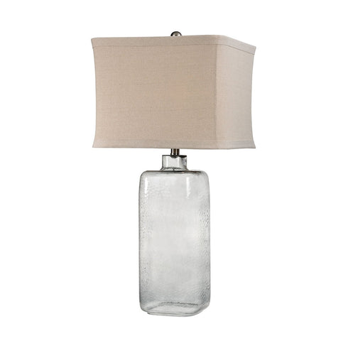 Elk Hammered Glass Hammered Grey Glass Table Lamp Model: D2776